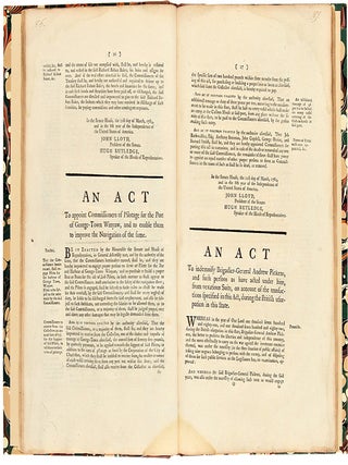 Acts, Ordinances and Resolves of the General Assembly of the State of South Carolina, Passed in the Year 1784