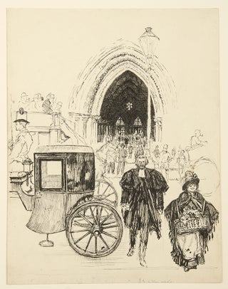Archive of original pen-and-ink drawings used as illustrations in his book Charing Cross to Saint Paul's