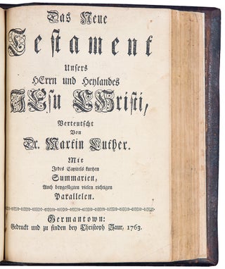 Biblia das ist: Die Heilige Schrift Altes und Neues Testaments, Nach ver Deutschen Ueberfekung D. Martin Luthers