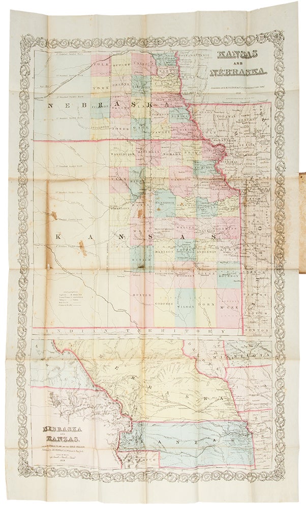 Item #32676 Hand-Book to Kansas Territory and the Rocky Mountain Gold Region; Accompanied by Reliable Maps and a Preliminary Treatise on the Pre-Emption Laws of the United States. James REDPATH, Richard J. HINTON.