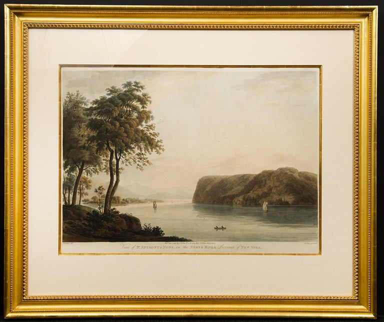 Item #33461 View of St Anthony’s Nose, on the North River, Province of New York, 1795. George Bulteel after FISHER, engraver and publisher, J. W. EDY.