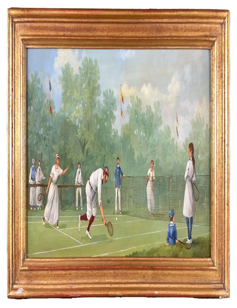 Item #33567 Edwardian Tennis: Mixed Doubles. Marco CERI.