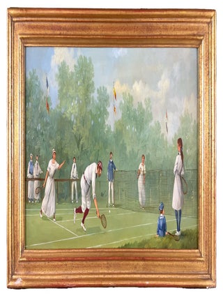 Item #33567 Edwardian Tennis: Mixed Doubles. Marco CERI