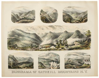 Item #33703 Panorama of Catskill Mountains N. Y. SCHILE, enry