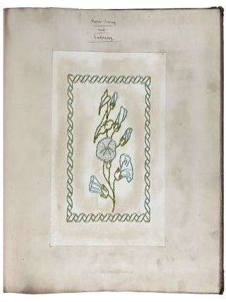 Froebel's Kindergarten "Gifts" Art Albums Collection, Including 28 Albums of Paper Beauty Forms, 1 Manuscript Lesson Book, 1 Milton Bradley Art Supply Catalog, 3 Books of Froebelian Educational Theory, and Froebel's Autobiography