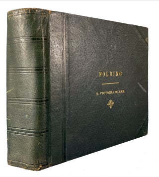 Froebel's Kindergarten "Gifts" Art Albums Collection, Including 28 Albums of Paper Beauty Forms, 1 Manuscript Lesson Book, 1 Milton Bradley Art Supply Catalog, 3 Books of Froebelian Educational Theory, and Froebel's Autobiography