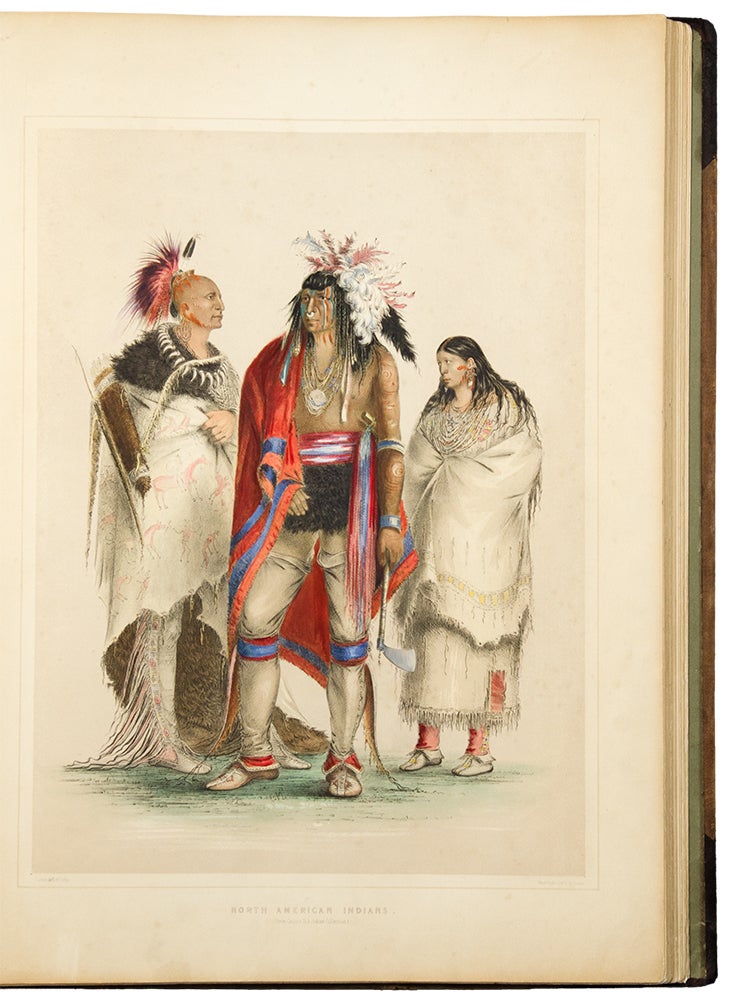 Item #33867 Catlin's North American Indian Portfolio. Hunting Scenes and Amusements of the Rocky Mountains and Prairies of America. George CATLIN.