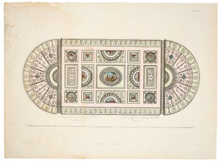 Item #34076 Design of the Ceiling of the Library or Great Room at Kenwood. After Robert ADAM