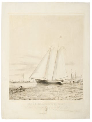 Item #34079 The "America" Schooner Yacht. C Stevens, Esq Commodore of the New York Yacht Club....