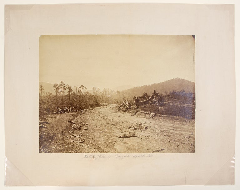 Item #34150 Battle field of Buzzards Roost, Ga. [manuscript caption]. George N. BARNARD.