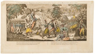 Item #34200 A view of Col. Johnson's engagement with the savages (commanded by Tecumseh) near...