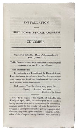 Columbian State Papers, translated and published from official copies