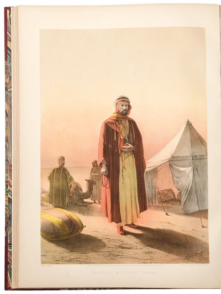 Item #34440 The Oriental Album: Twenty illustrations in oil colors of the people and scenery of Turkey, with an explanatory and descriptive text. Henry John VAN LENNEP.