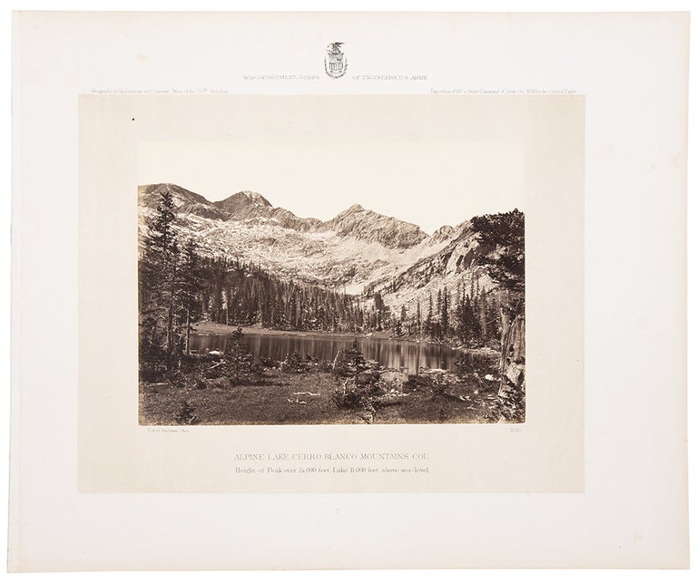 Item #34543 [Photographs Showing Landscapes, Geological and Other Features of Portions of the Western Territory of the United States]. WHEELER SURVEY, - Timothy O'SULLIVAN, William BELL, photographers, ca.