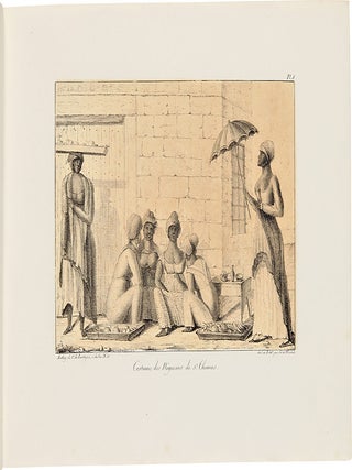 Voyage en Amerique, en Italie, en Sicile et en Egypte, pendant les annees 1816, 1817, 1818, et 1819. [With:] Recueil des Cartes et des Vues du Voyage en Amerique en Italie en Sicile et en Egypte fait pendant les annees 1816, 1817, 1818 et 1819