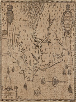 Item #34875 Americae pars, nunc Virginia dicta. John WHITE, fl