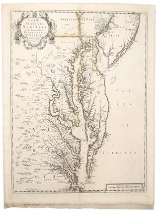 Item #34897 A New Map of Virginia Mary:Land and the Improved Parts of Pennsylvania & New Jersey....
