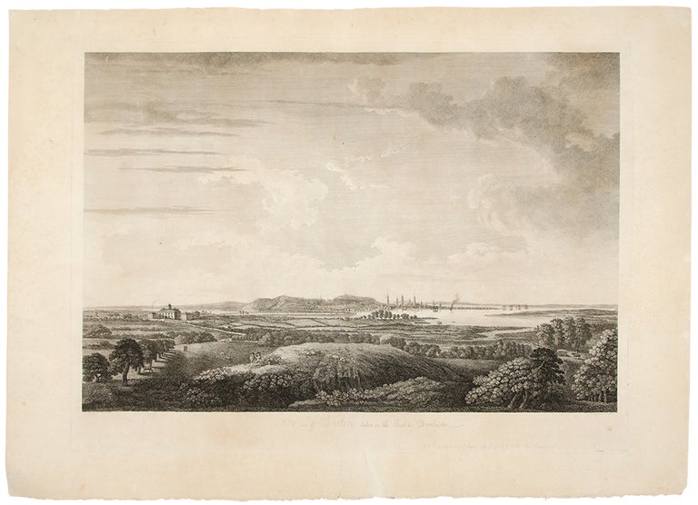 Item #34921 A View of Boston, Taken on the Road to Dorchester. J. F. W. DES BARRES, after William PIERIE.