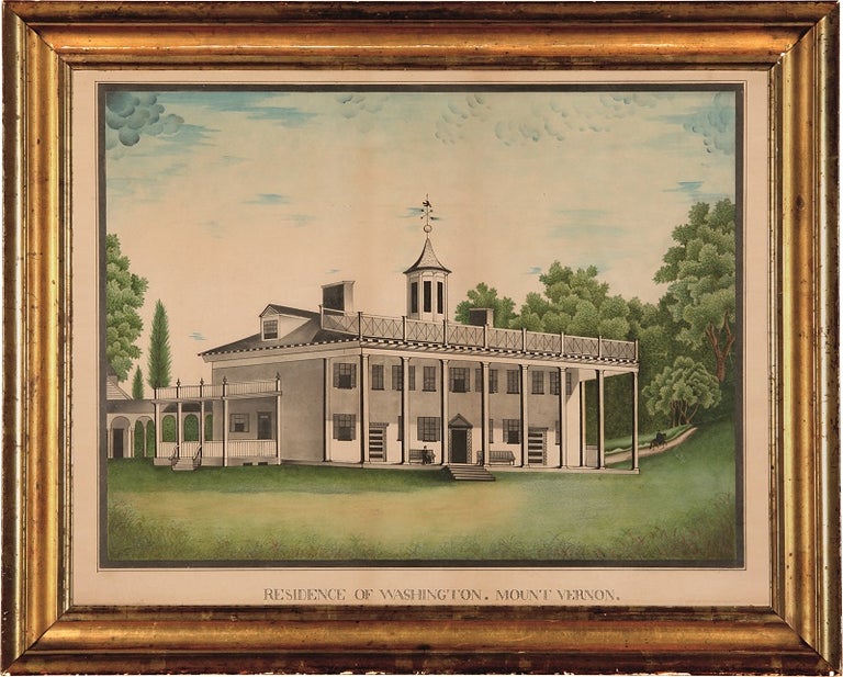 Item #35007 Residence of Washington, Mount Vernon. George WASHINGTON.
