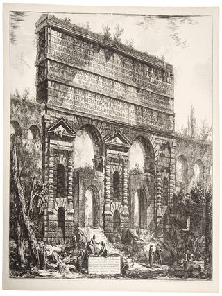 Item #35871 The Porta Maggiore, Originally An Archway of the Aqua Claudia and the Anio Novus....