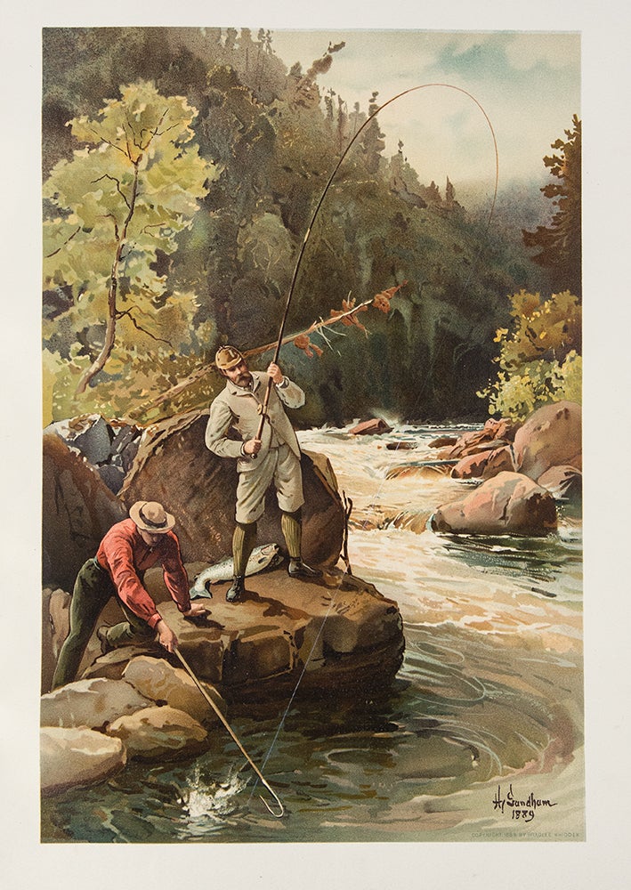Item #35984 Sport or Fishing and Shooting. Frederic REMINGTON, A. B. FROST, - A. C. GOULD, illustrators.