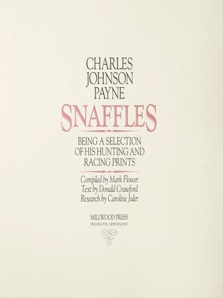 Snaffles. Being a Selection of his Hunting and Racing Prints