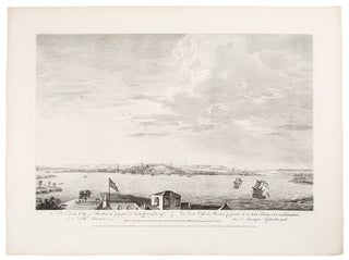 A View of the City of Boston the Capital of New England, in North America ... Drawn on the Spot by his Excellency, Governor Pownal; Painted by Mr. Pugh, & Engraved by P.C. Canot