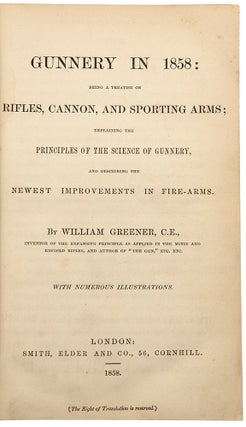 Item #36034 Gunnery in 1858. William GREENER