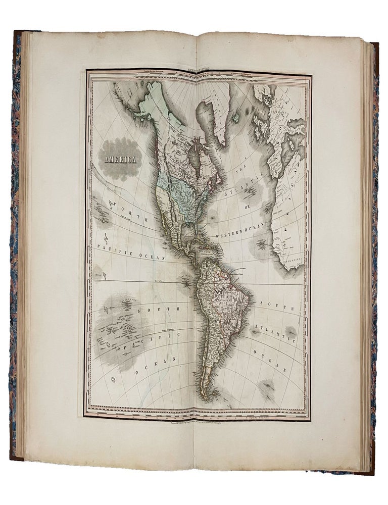 Item #36059 A New American Atlas containing Maps of the Several States of the North American Union, projected and drawn on a uniform scale from documents found in public offices of the United States and State Governments, and other original and authentic information by Henry S. Tanner. H. S TANNER, enry, chenck.