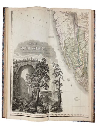 A New American Atlas containing Maps of the Several States of the North American Union, projected and drawn on a uniform scale from documents found in public offices of the United States and State Governments, and other original and authentic information by Henry S. Tanner