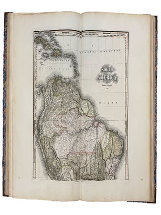 A New American Atlas containing Maps of the Several States of the North American Union, projected and drawn on a uniform scale from documents found in public offices of the United States and State Governments, and other original and authentic information by Henry S. Tanner