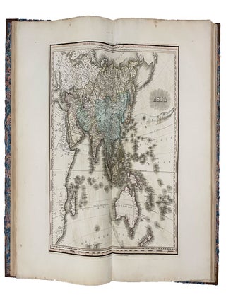 A New American Atlas containing Maps of the Several States of the North American Union, projected and drawn on a uniform scale from documents found in public offices of the United States and State Governments, and other original and authentic information by Henry S. Tanner