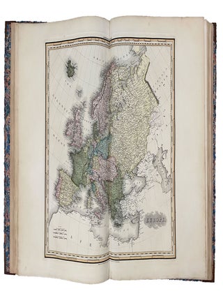 A New American Atlas containing Maps of the Several States of the North American Union, projected and drawn on a uniform scale from documents found in public offices of the United States and State Governments, and other original and authentic information by Henry S. Tanner