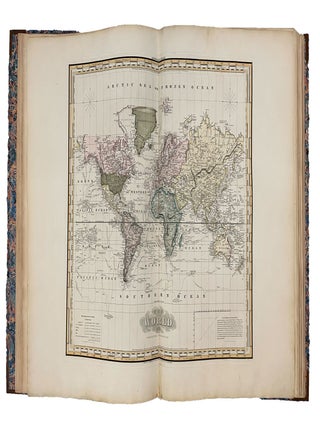 A New American Atlas containing Maps of the Several States of the North American Union, projected and drawn on a uniform scale from documents found in public offices of the United States and State Governments, and other original and authentic information by Henry S. Tanner