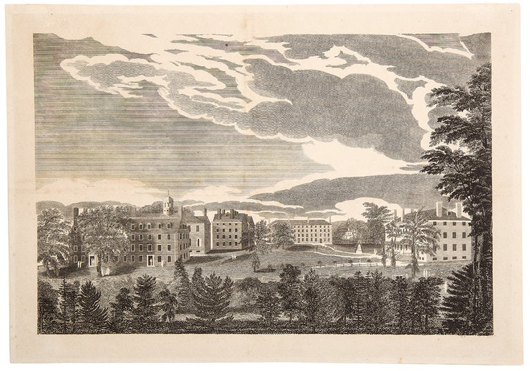 Item #36089 [South View of the Several Halls of Harvard College]. Alvan FISHER, after.