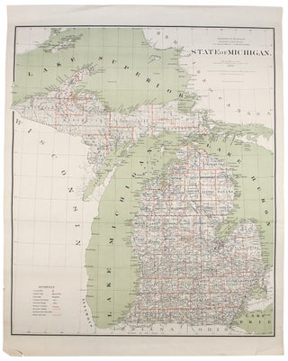 Item #36097 Michigan. General Land Office - C. ROESER UNITED STATES, G. L. O., Principal Draughtsman