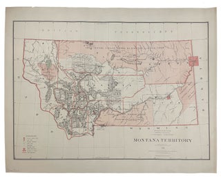 Item #36106 Montana Territory. General Land Office - C. ROESER UNITED STATES, G. L. O., Principal...
