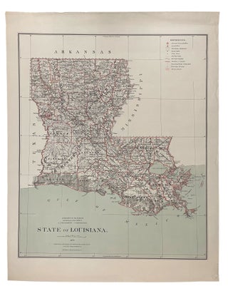 Item #36110 Louisiana. General Land Office - C. ROESER UNITED STATES, G. L. O., Principal...