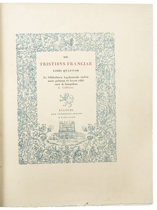 De Tristibus Franciae libri quatuor