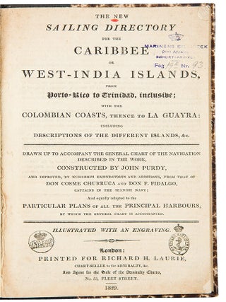 Item #36351 The New Sailing Directory for the Caribbee or West-India Islands, from Porto-Rico to...