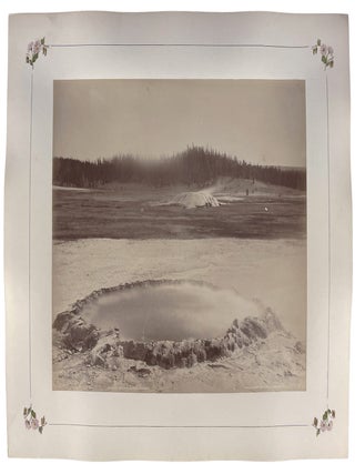 [Group of 7 mounted albumen photographs of Yellowstone]