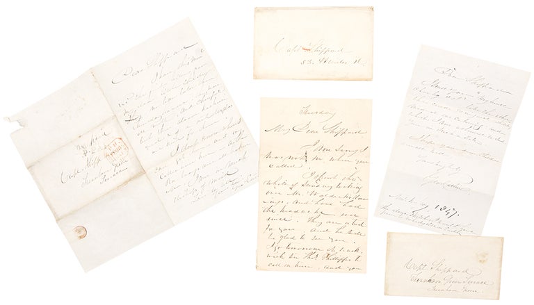 Item #36456 [Archive of three autograph letters signed from George Catlin to Captain William Shippard]. George CATLIN.
