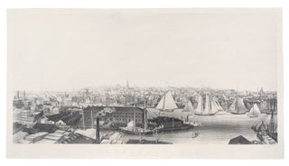 Item #36675 Providence, R. I. View from the West Bank of the River. John Perry NEWELL