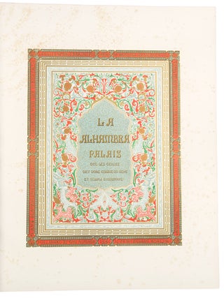 Plans, Elevations, Sections, and Details of the Alhambra