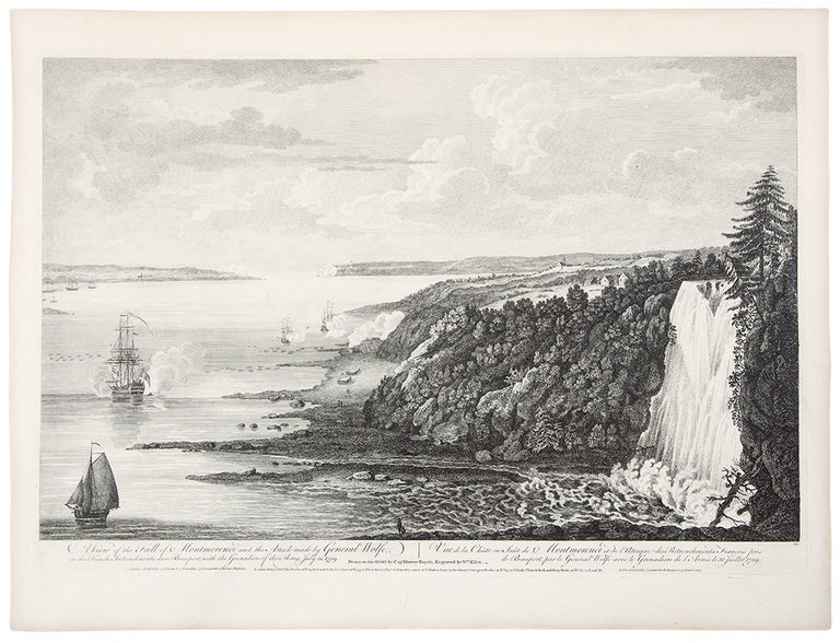 Item #37848 A View of the Fall of Montmorenci, and the attack made by General Wolfe, on the French Intrenchments near Beauport, with the Grenadiers of the Army, July 31 1759 ... Drawn on the spot by Capt. Hervey Smyth. Engraved by William Elliot. SCENOGRAPHIA AMERICANA - Captain Hervey SMYTH, after, d. 1811.