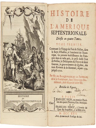 Histoire de l'Amerique Septentrionale