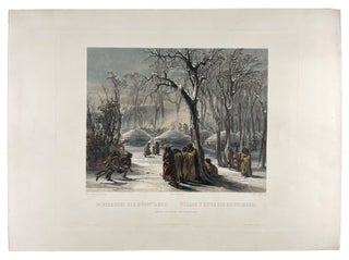 Item #37927 Winter Village of the Minatarres. Karl BODMER