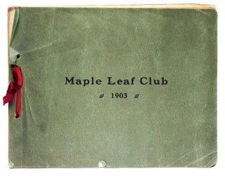 Item #38161 Maple Leaf Club 1903. CANADA -, Henry TALBOTT