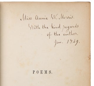 Item #38220 Poems. Clement C. MOORE