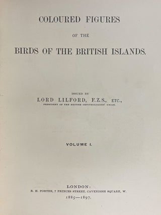 Coloured Figures of the Birds of the British Islands